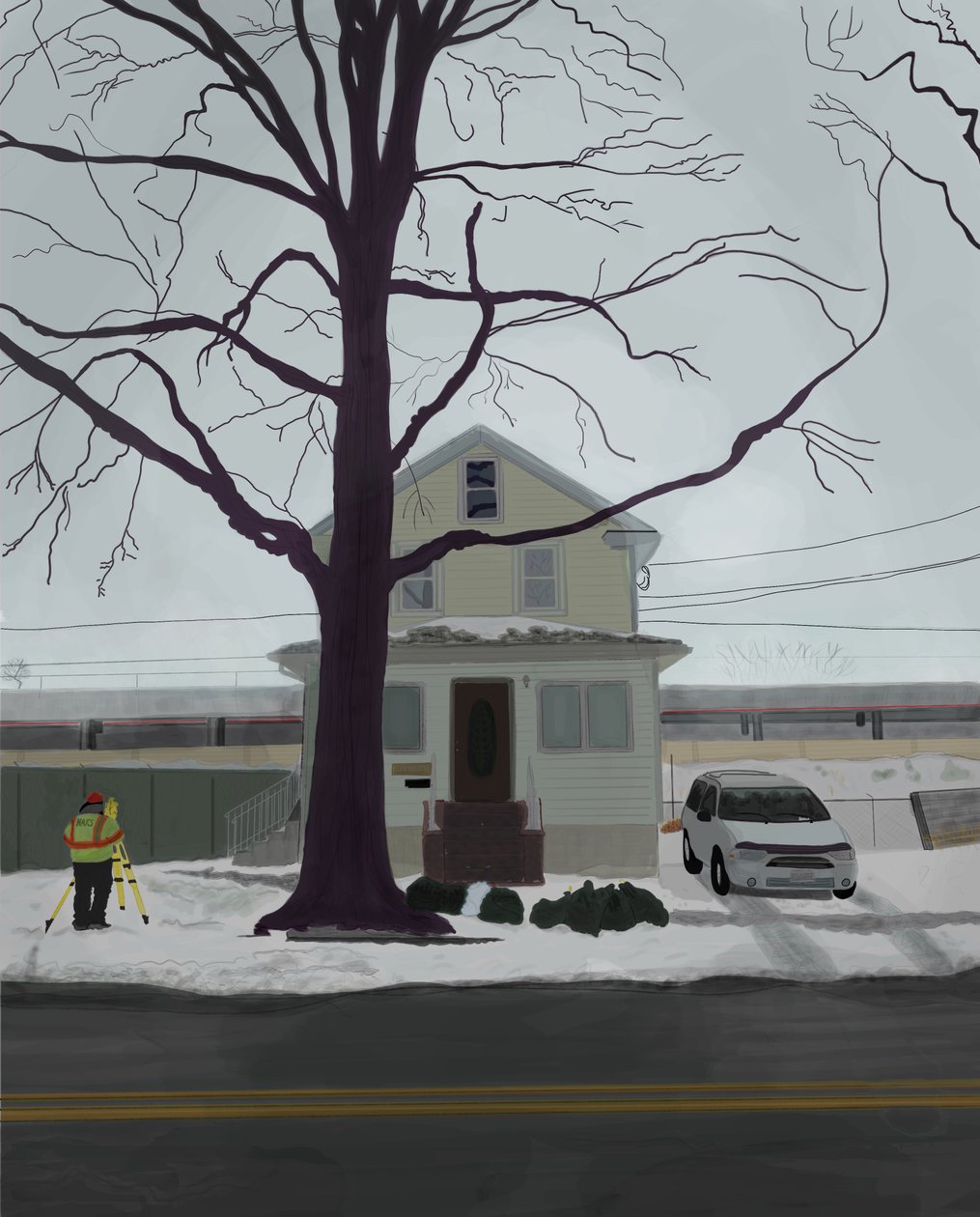 Jamaica, Queens (digitaalista taidetta) tekijältä Evan Sklar