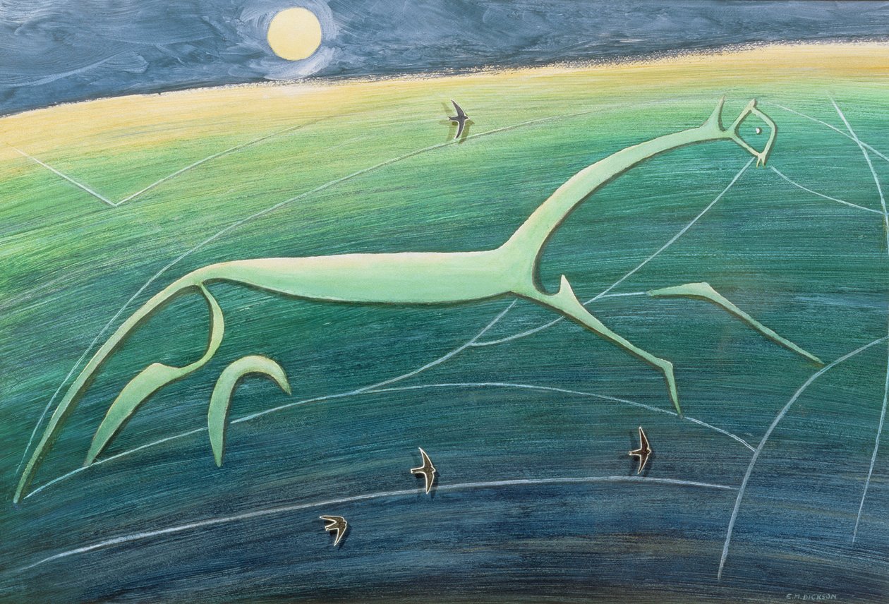 White Horse Hill, Uffington tekijältä Evangeline Dickson