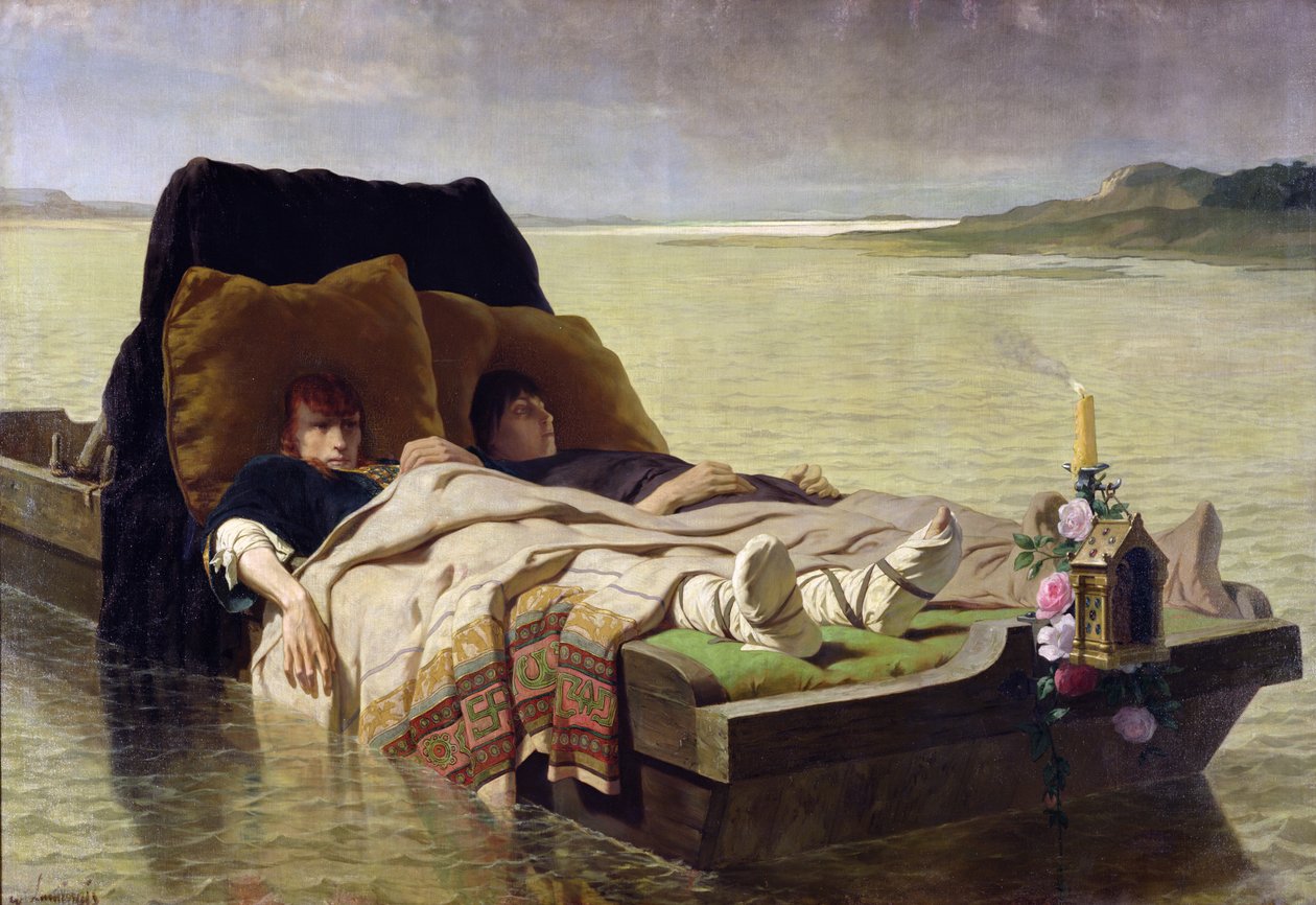 The Enerves de Jumieges, 1880 tekijältä Evariste Vital Luminais