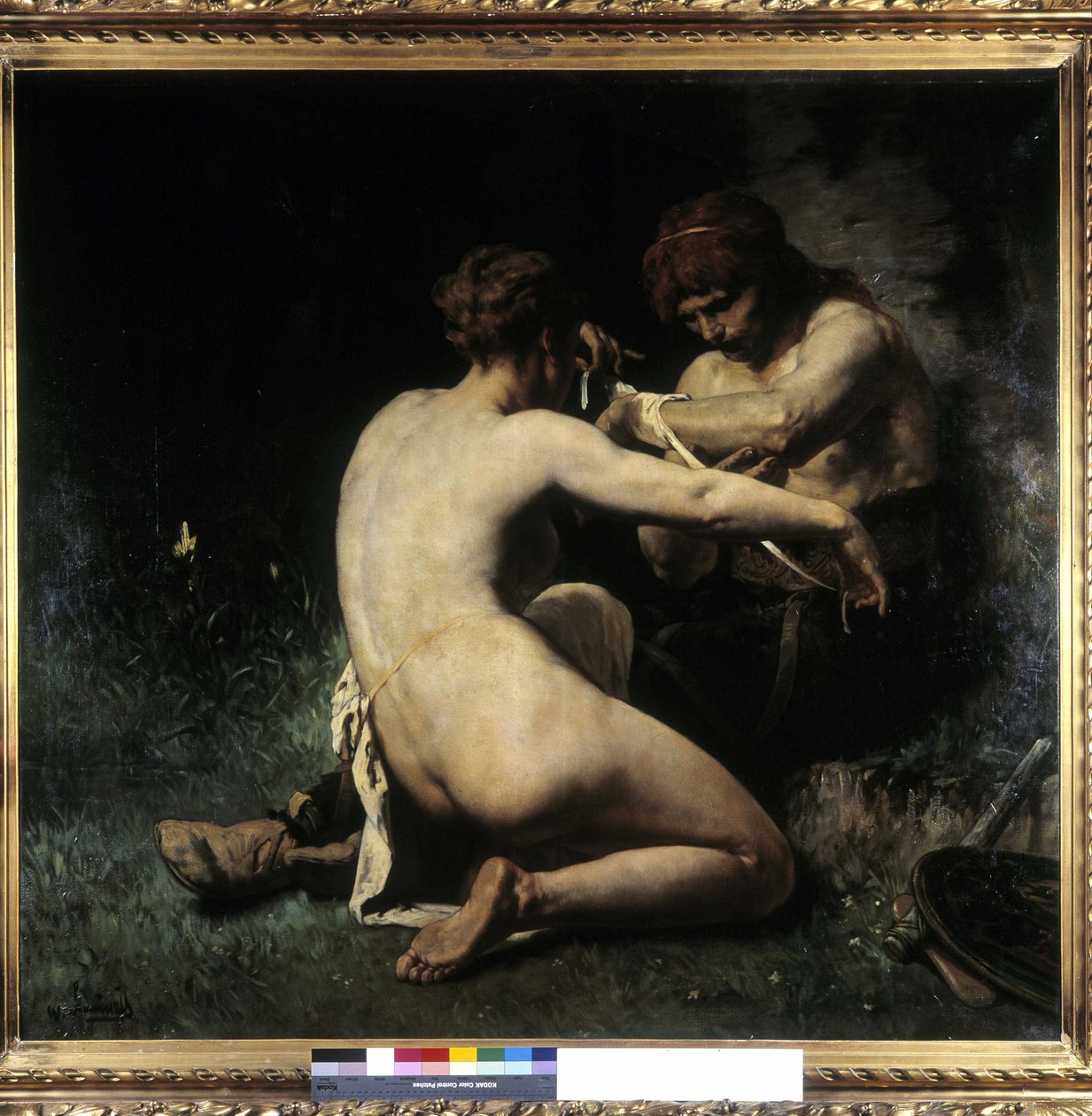 Gallia sattuu (öljy kankaalle) tekijältä Evariste Vital Luminais