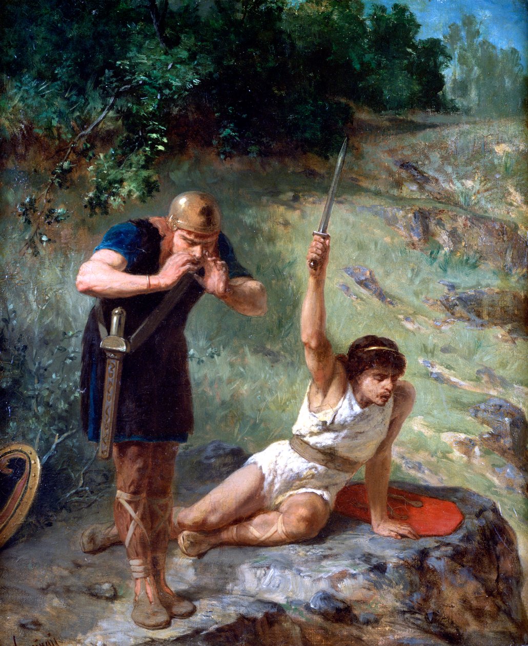 The Knight Calls, c1842-1896 tekijältä Evariste Vital Luminais
