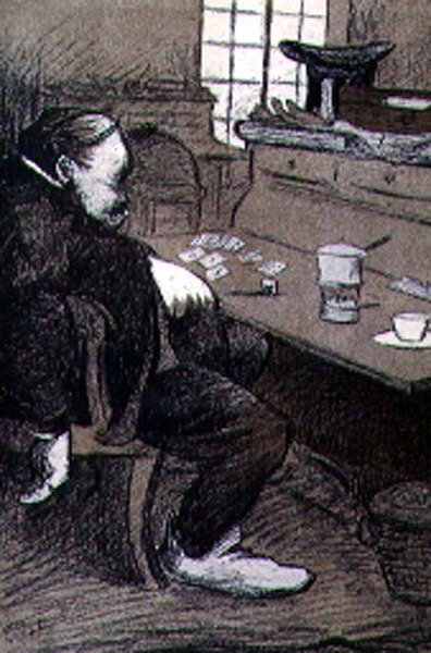 Teos (Le Travail), kaiverrettu J.G.R. L