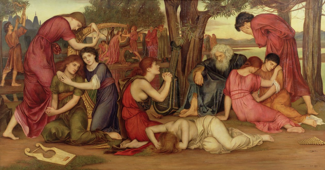 Babylonin vesien äärellä, 1882-83 tekijältä Evelyn De Morgan