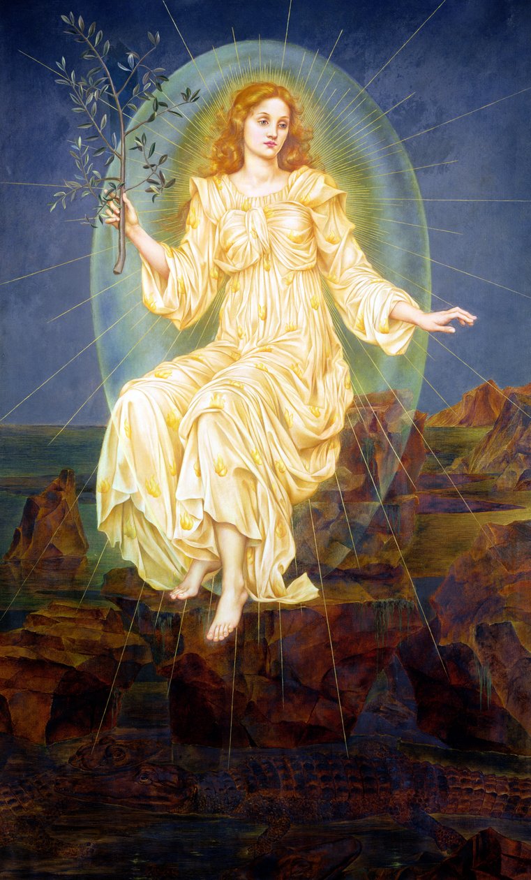 Valoa pimeässä, 1895 tekijältä Evelyn De Morgan