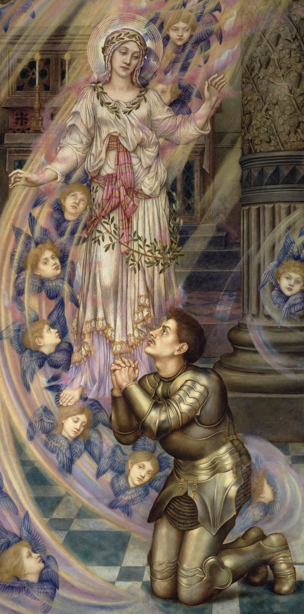 Rauhan neitsyt, 1907 tekijältä Evelyn De Morgan