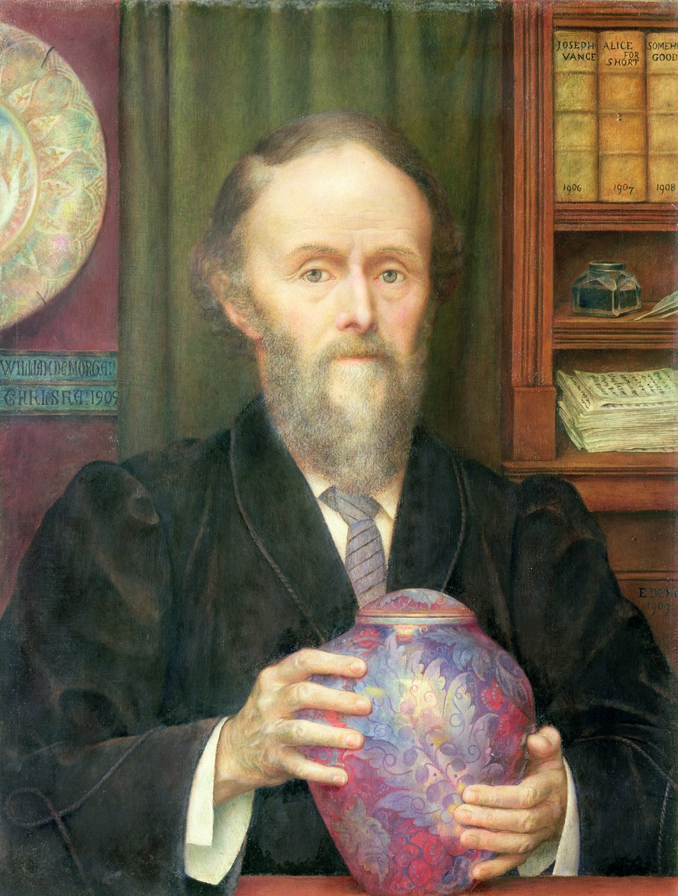 Muotokuva William de Morganista (1839-1909) 1909 tekijältä Evelyn De Morgan