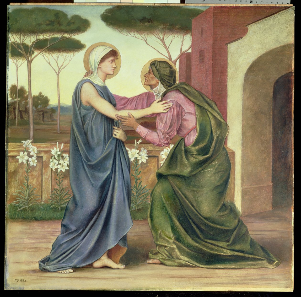 Tervehdys tai vierailu, 1883 tekijältä Evelyn De Morgan
