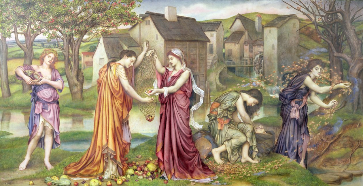 Syksyn kadenssi, 1905 tekijältä Evelyn De Morgan