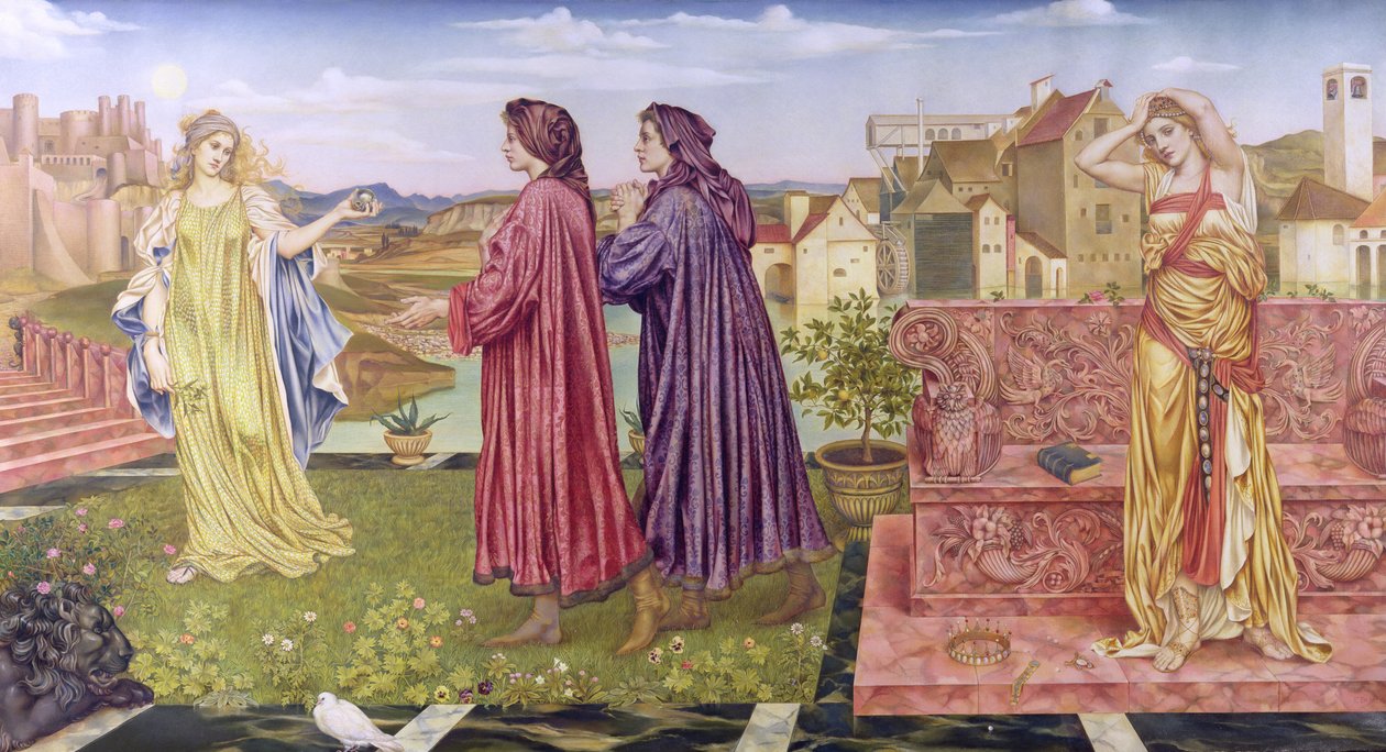 Mahdollisuuksien puutarha, 1892 tekijältä Evelyn De Morgan