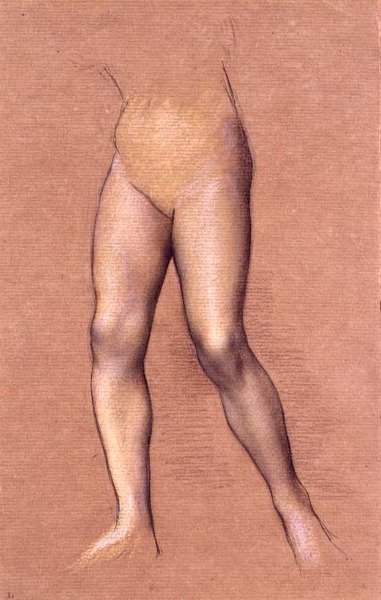 Figuuritutkimus (liitu paperille) tekijältä Evelyn De Morgan
