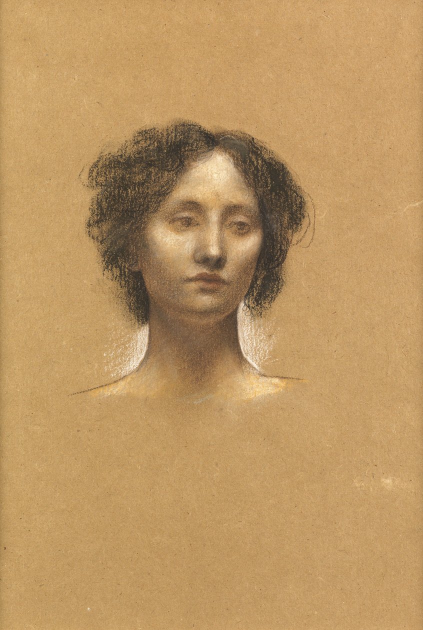Tytön pää tekijältä Evelyn De Morgan