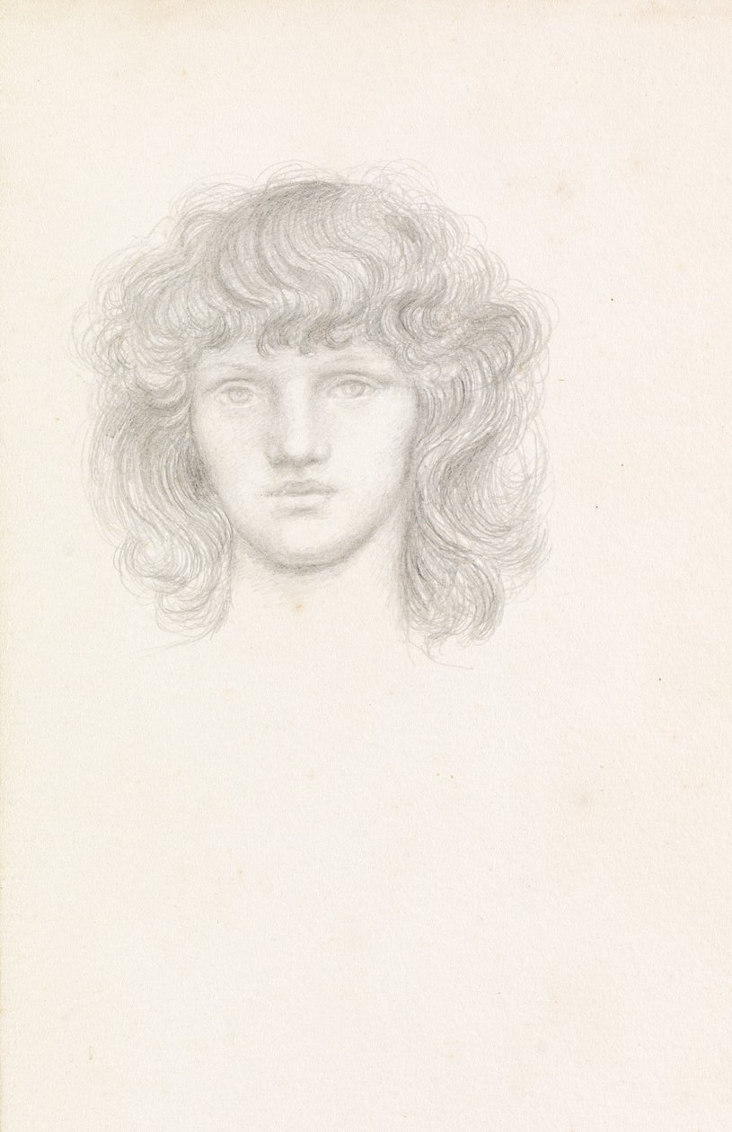 Tytön pää tekijältä Evelyn De Morgan
