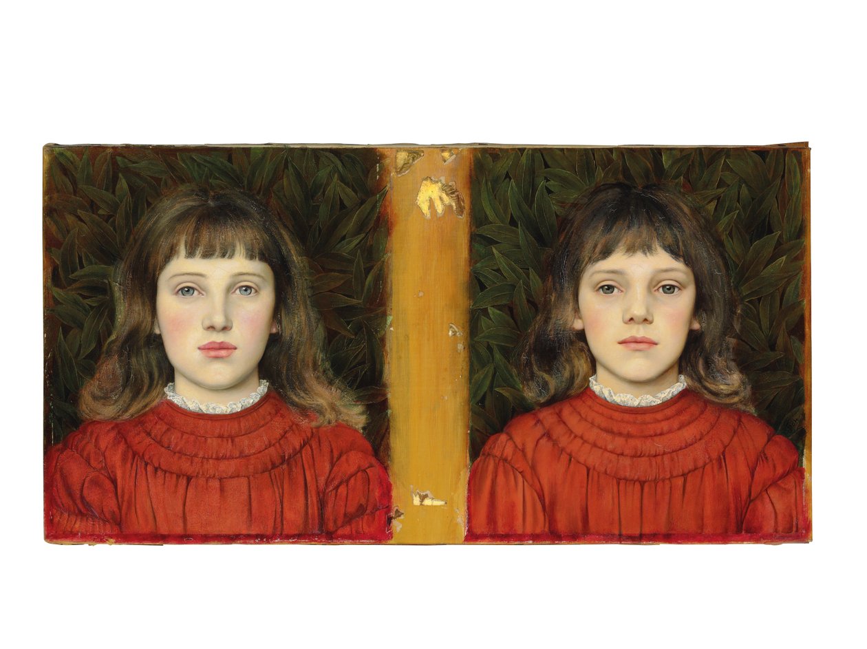Alice Mildredin ja Winifredin muotokuvia Julia Spencer Stanhope, 1884 tekijältä Evelyn De Morgan
