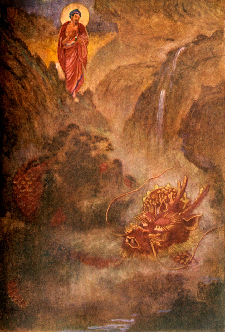 "Buddha ja lohikäärme", 1912. tekijältä Evelyn Paul