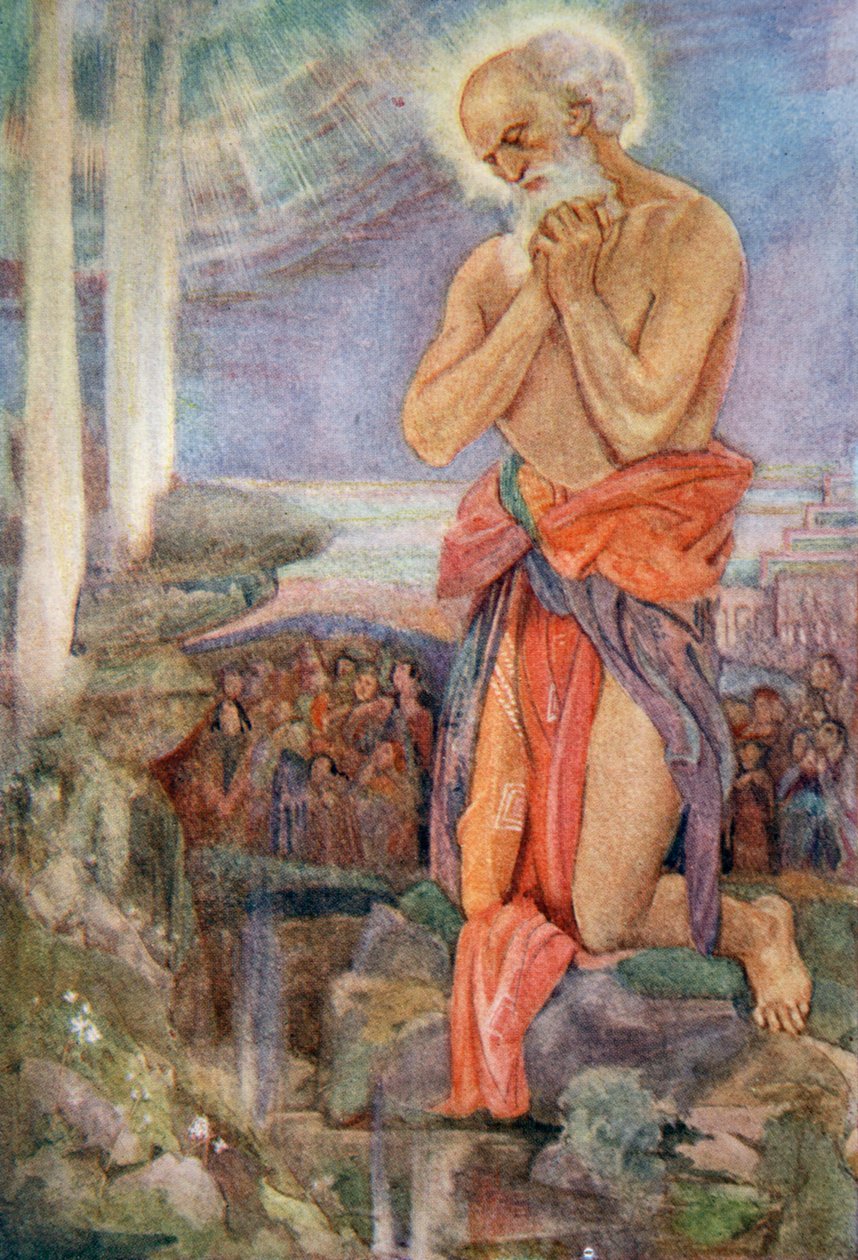 "Elia hallitsee Baalin papit", 1916. tekijältä Evelyn Paul