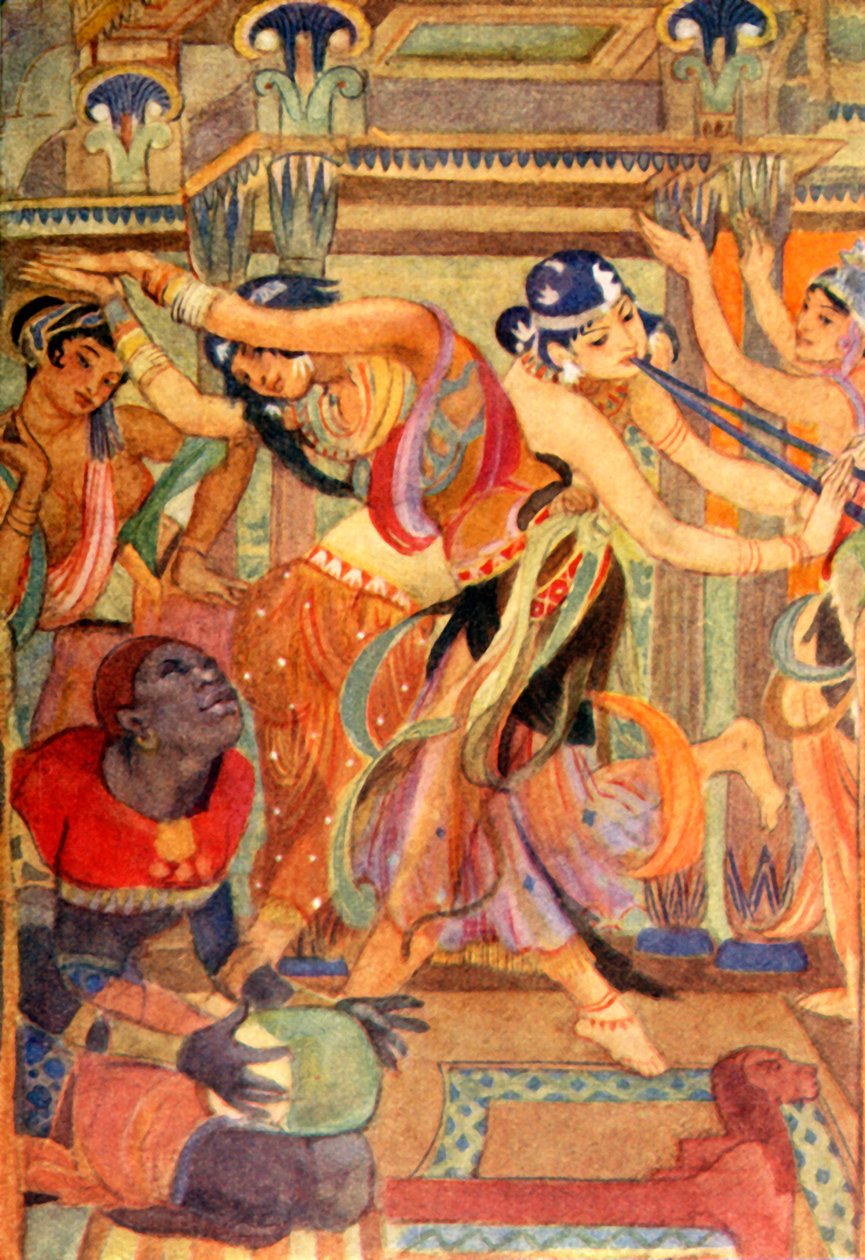 "The Goddess as Dancing-girls", 1915. tekijältä Evelyn Paul