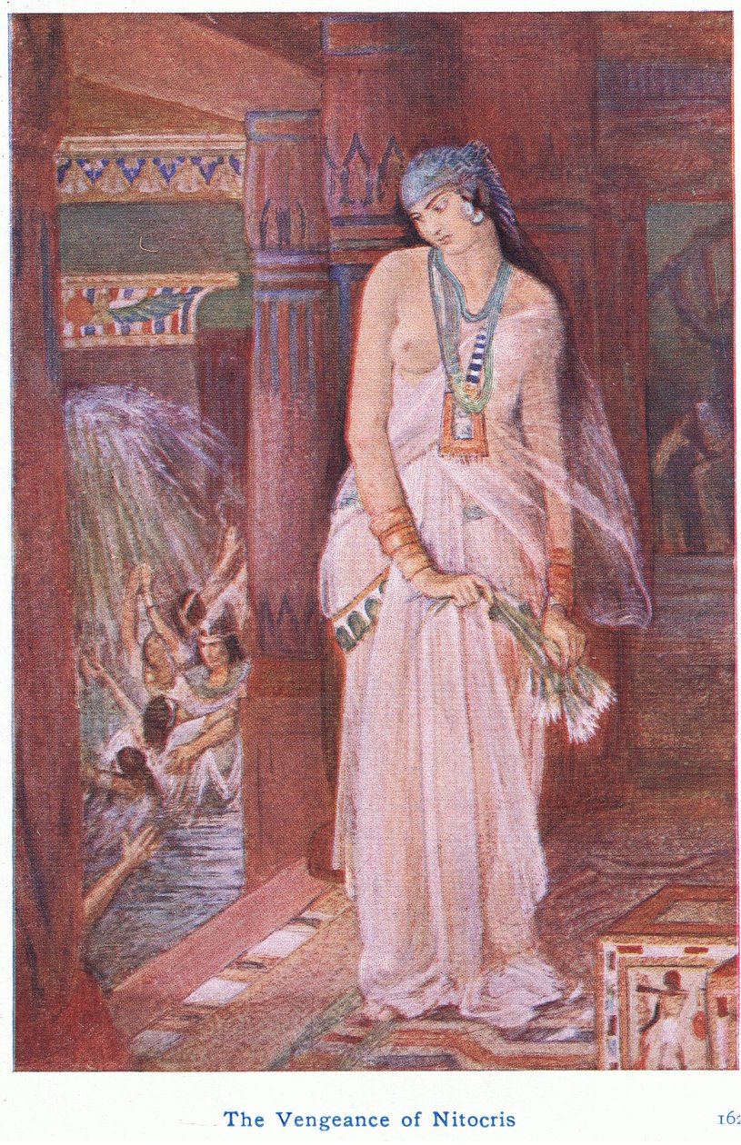 Nitocrisin kosto (väri litho) tekijältä Evelyn Paul