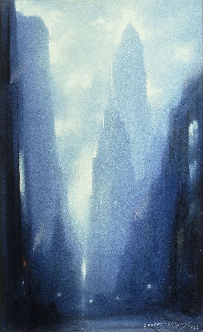 New York yöllä tekijältä Everett Shinn