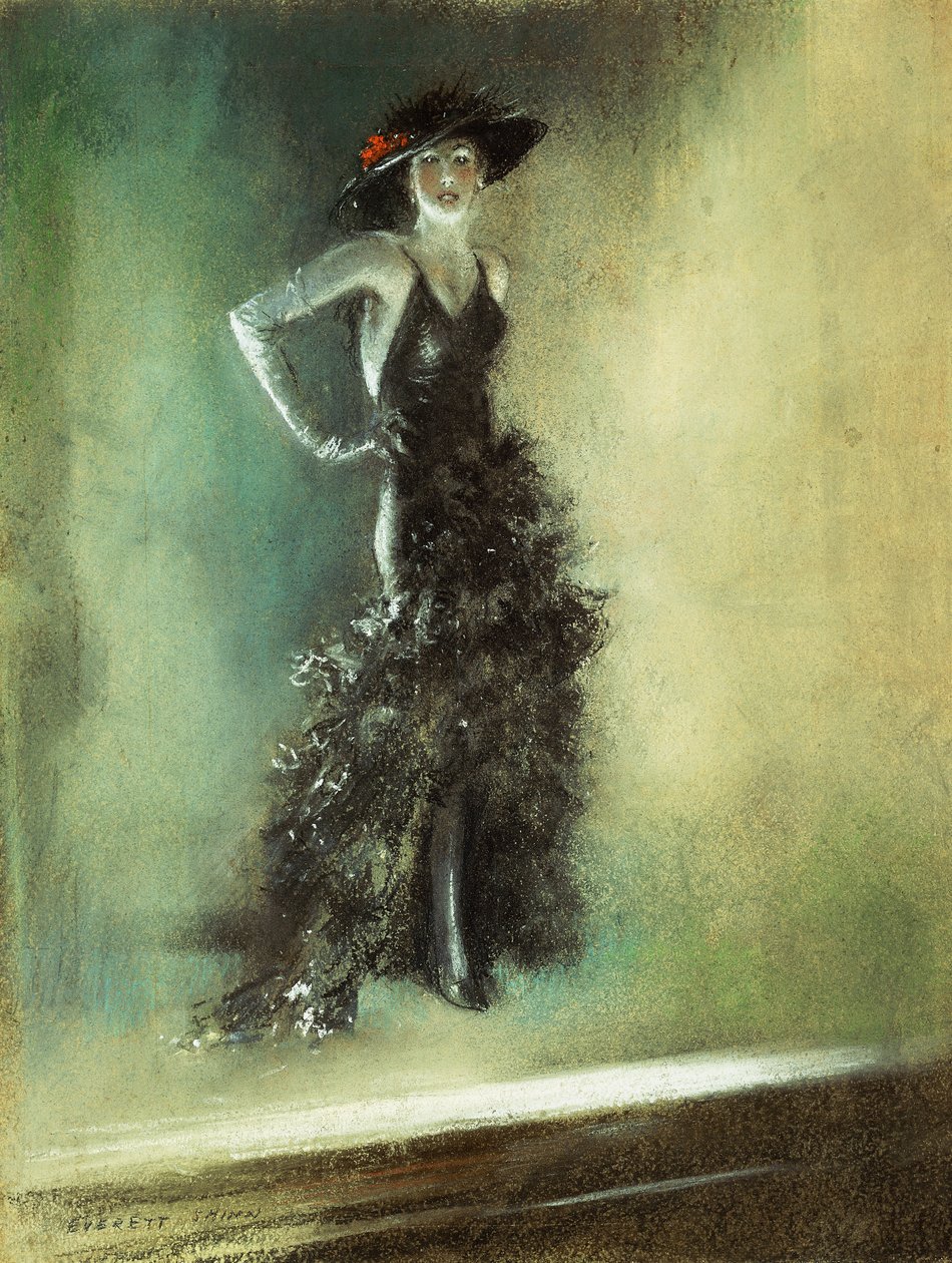 Näyttämö - Musta mekko tekijältä Everett Shinn