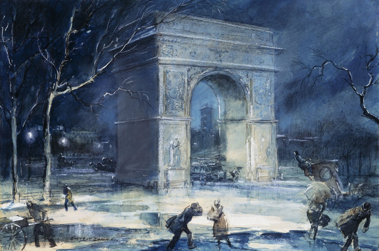 The Arch, Washington Square tekijältä Everett Shinn