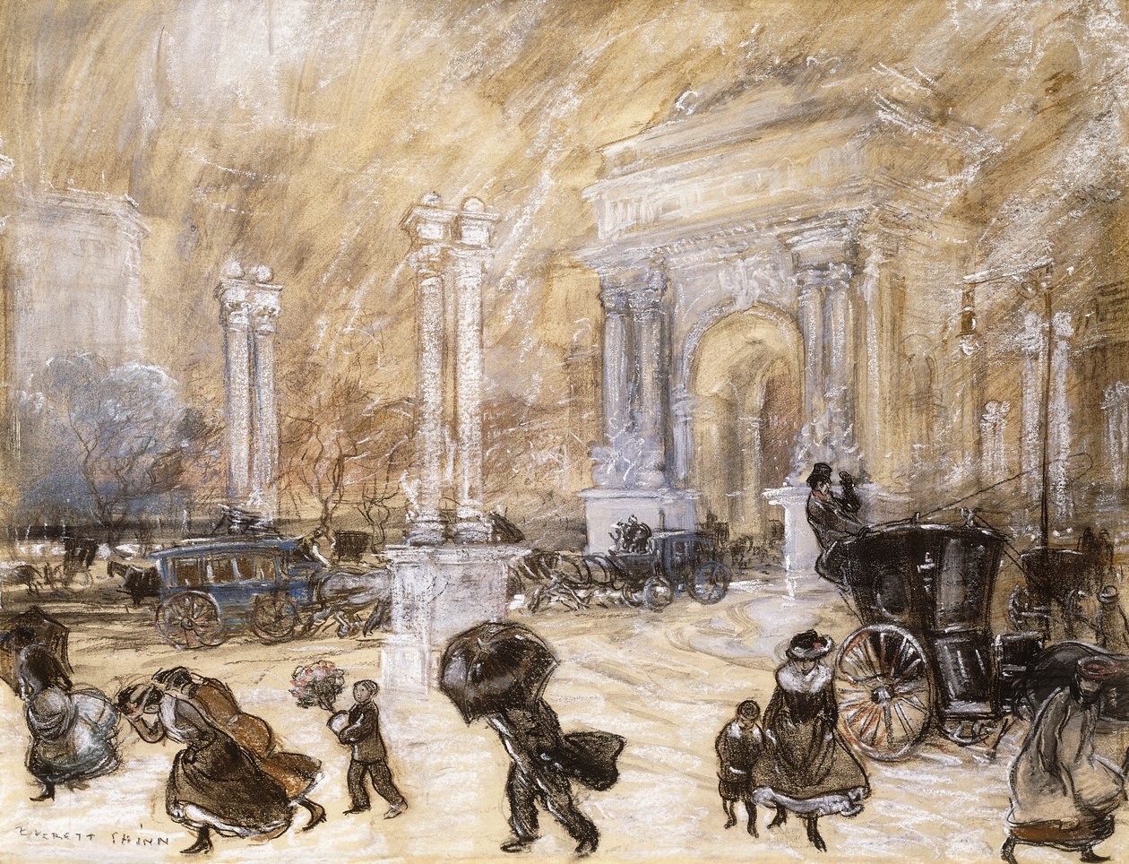 Dewey Arch, Madison Square tekijältä Everett Shinn