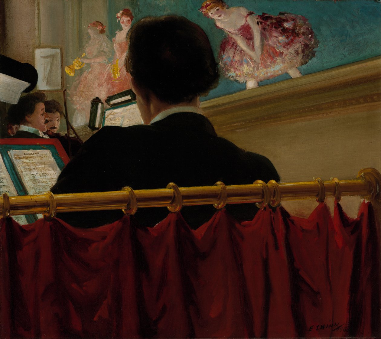 Orkesterikuoppa, vanha Proctor tekijältä Everett Shinn
