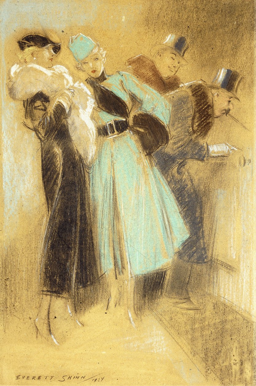 Pahimmassa tapauksessa katsomme hänen kaiverruksiaan... tekijältä Everett Shinn
