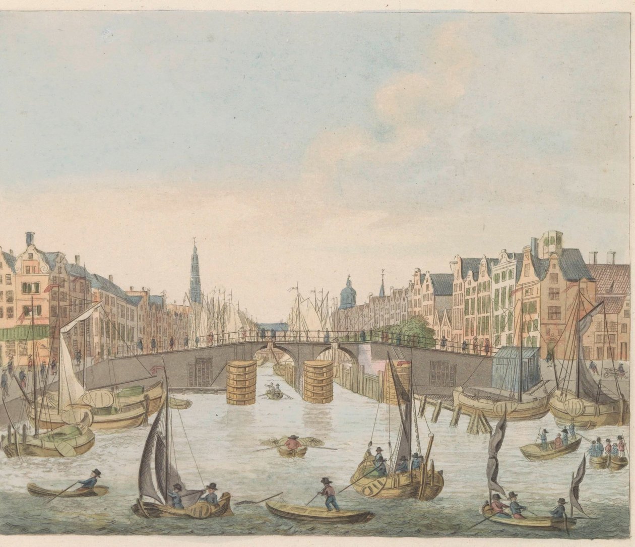 Näkymä Nieuwen sillalle, noin 1810-1813 Vue du Pont-Neuf, palkinto de l