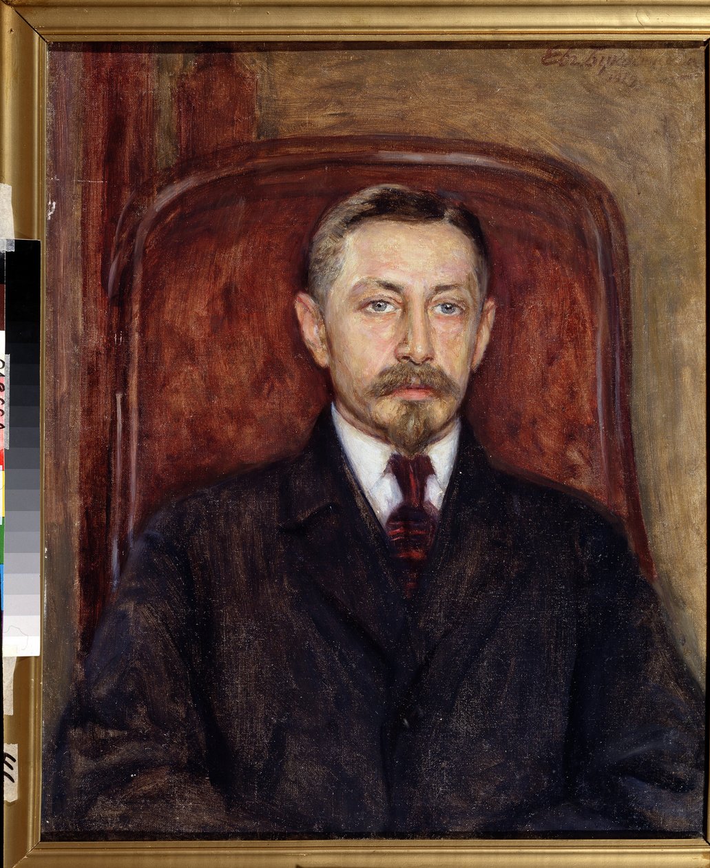""Kirjailija Ivan A. Buninin (1870-1953) muotokuva"" Jevgeni Iosifovich Bukovetskyn (1866-1948) maalaus 1919 Valtion taidemuseo, Odessa tekijältä Evgeniy Iosipovich Bukovetsky