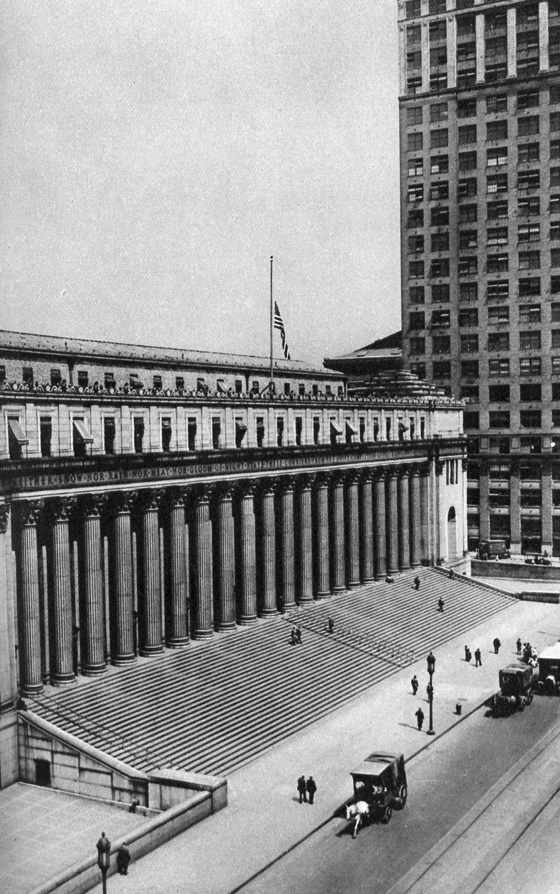 James Farley Postitoimistorakennus, New York City, USA, 1930-luku. tekijältä Ewing Galloway
