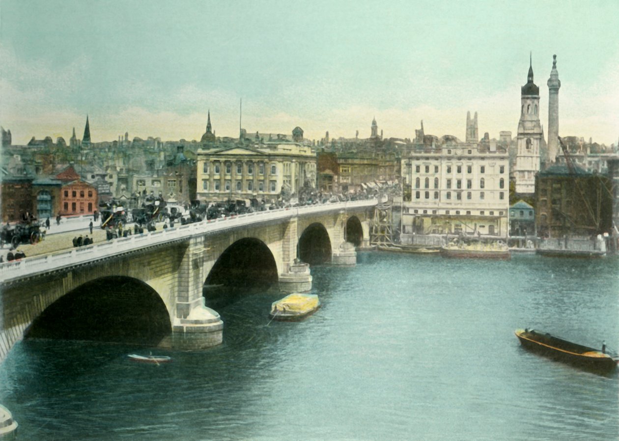 London Bridge, 1900-luku. tekijältä Eyre and Spottiswoode
