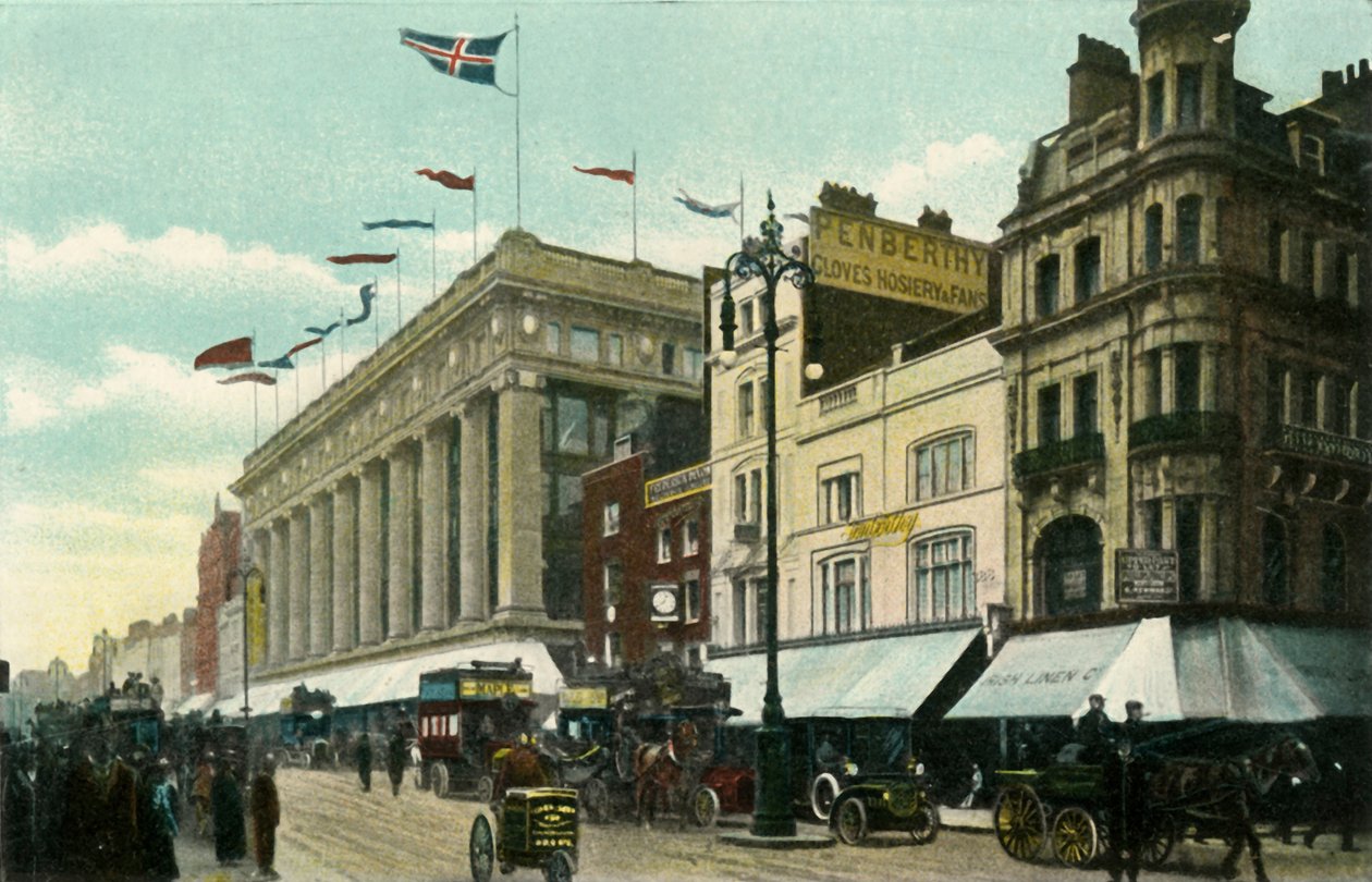 Oxford Street, 1910-luku. tekijältä Eyre and Spottiswoode