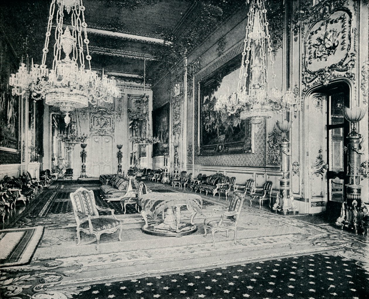 Suuri vastaanottohuone, Windsorin linna, 1899, 1901 tekijältä Eyre and Spottiswoode