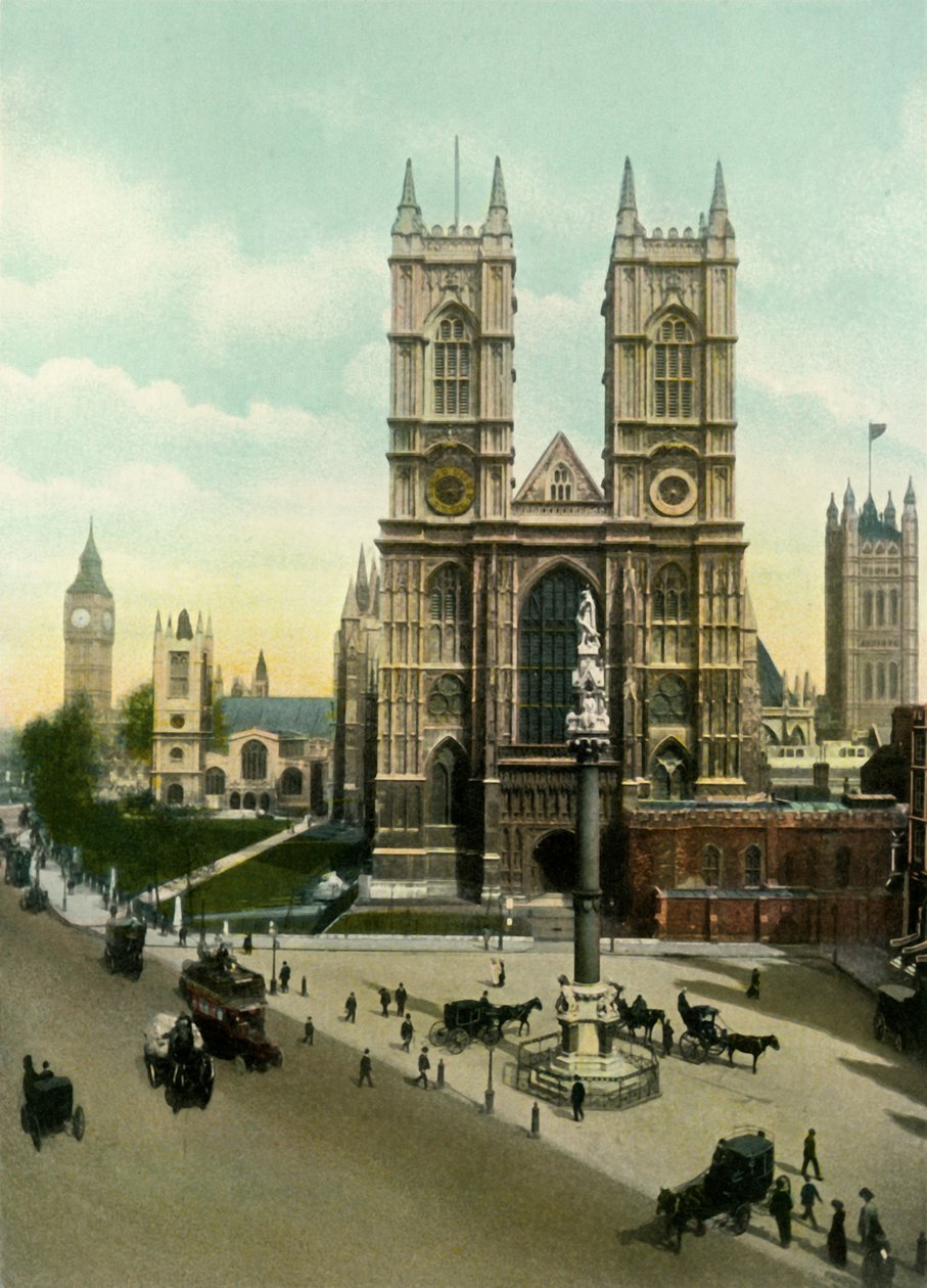 Westminster Abbey, 1900-luku. tekijältä Eyre and Spottiswoode