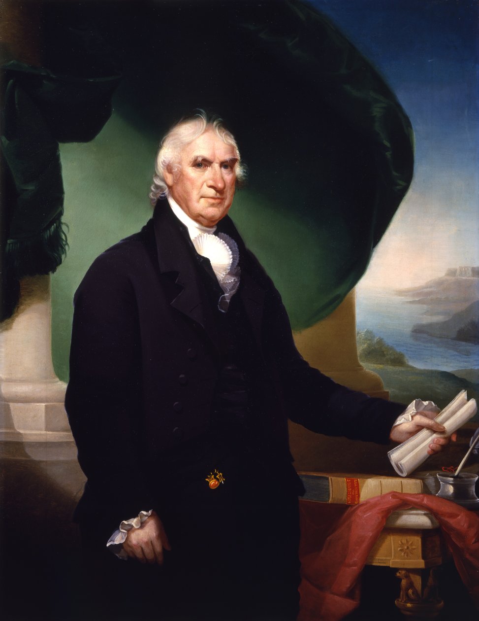 Kuvernööri George Clinton, 1814 tekijältä Ezra Ames