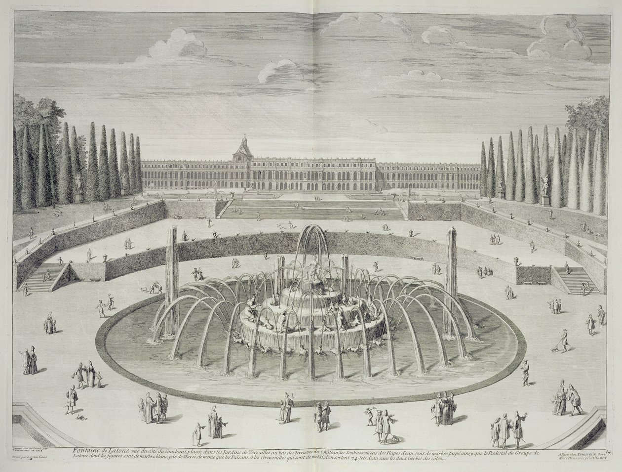 Latonen suihkulähde Versailles