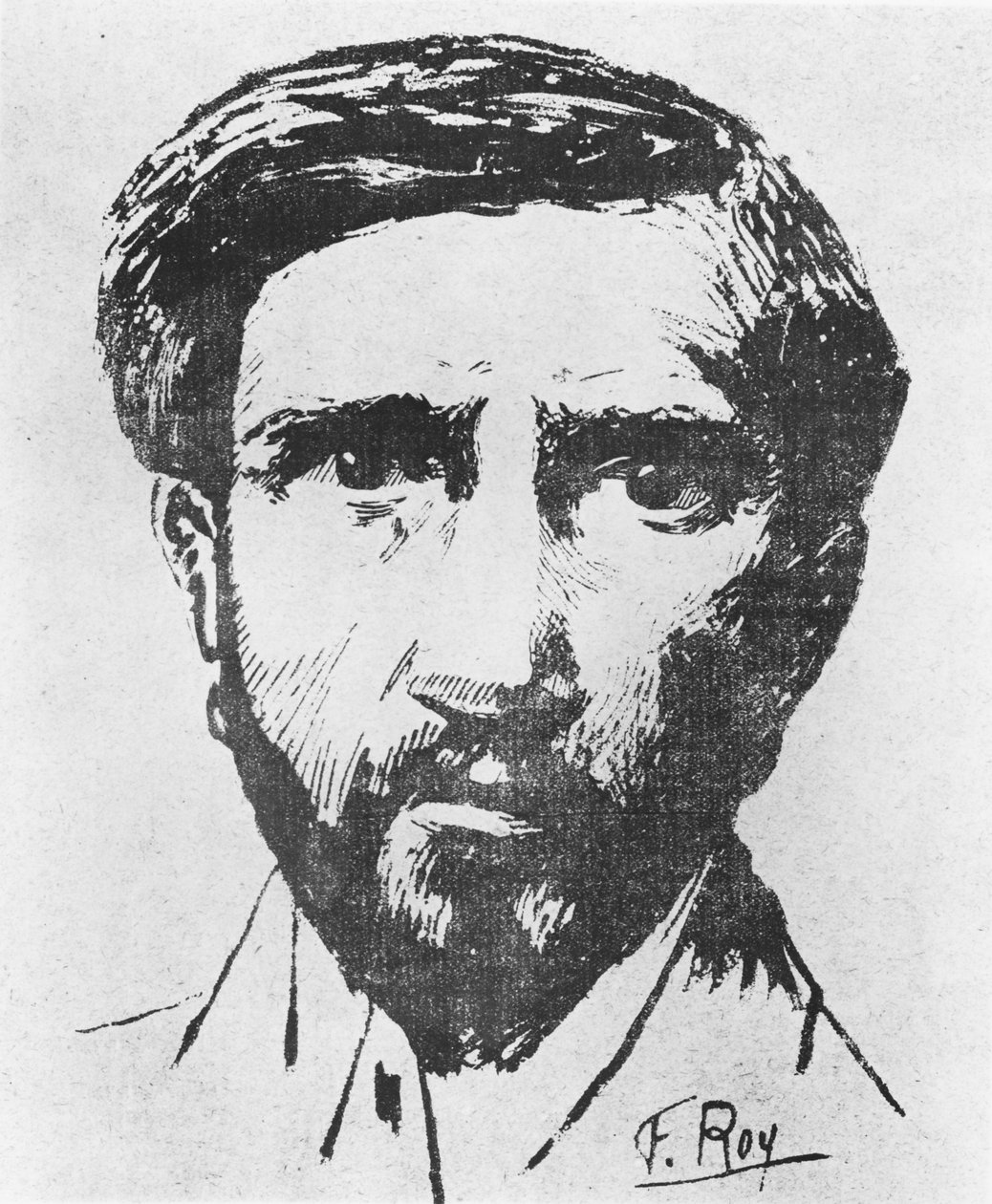 Charles Maurrasin muotokuva, n. 1898 tekijältä F. Roy