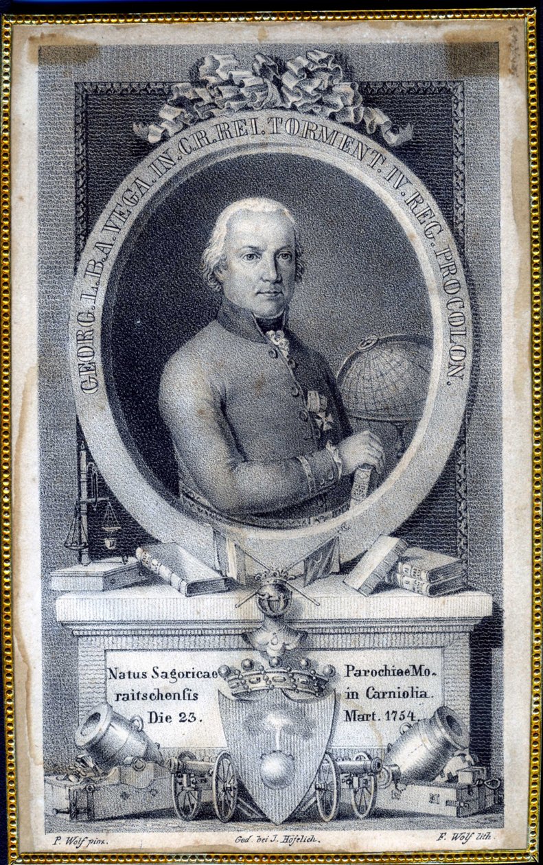 Portret Jurija Vege tekijältä F. Wolf