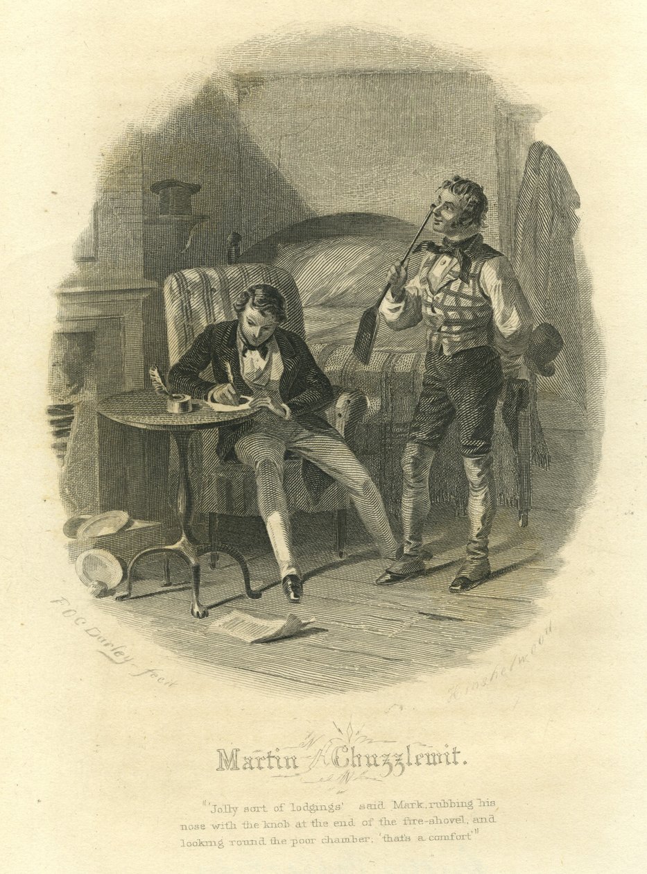 Martin Chuzzlewit: Mark Tapley ja Martin Chuzzlewit tekijältä F.O.C. and McRae, C. John Darley
