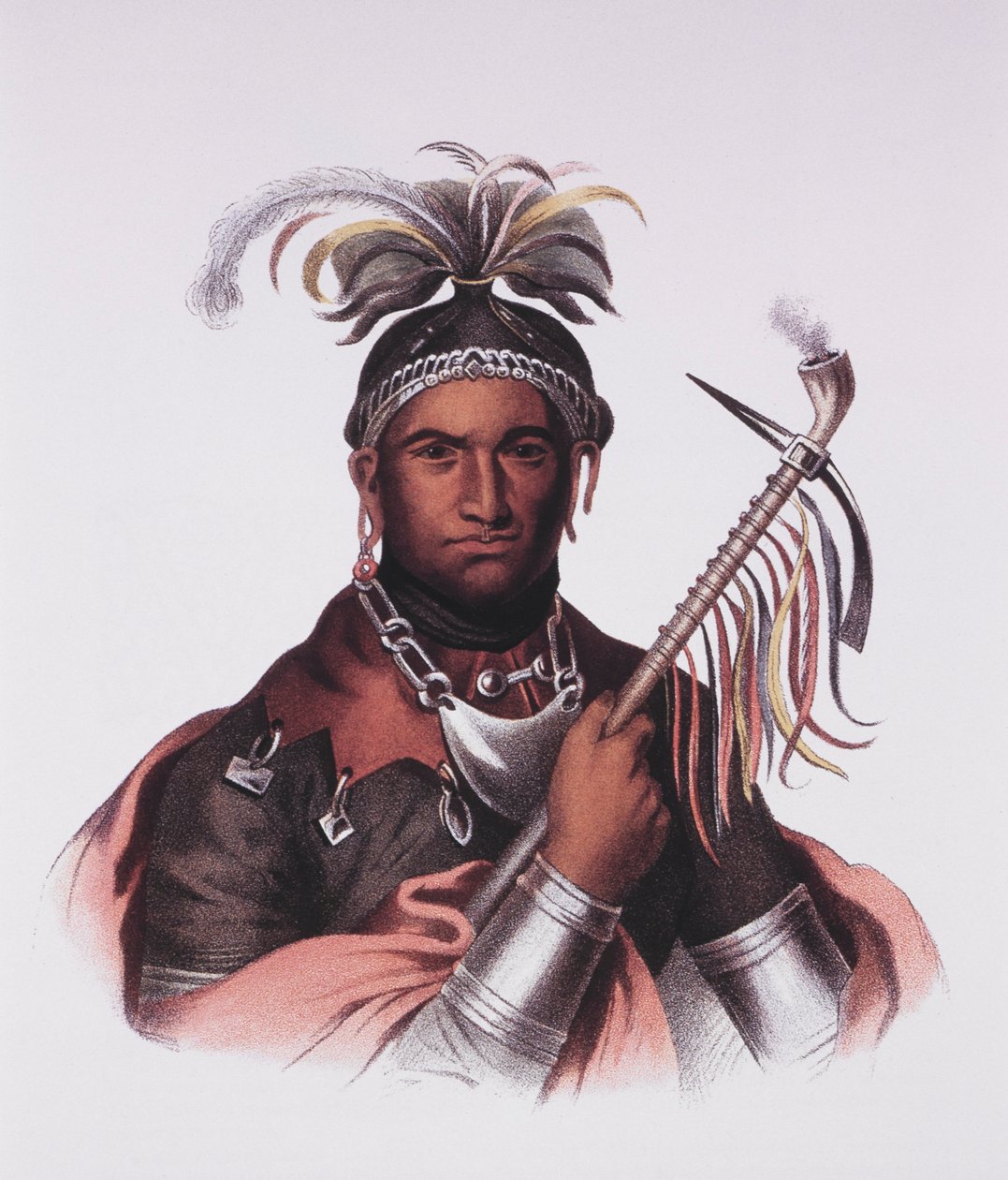 John Abeel Cornplanter Amerikan alkuperäisasukas (litografia) tekijältä F. Bartoli