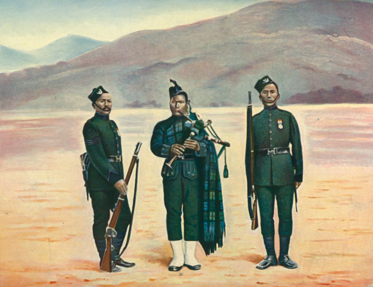 "Viides gurkhas", 1901. tekijältä F Bremner