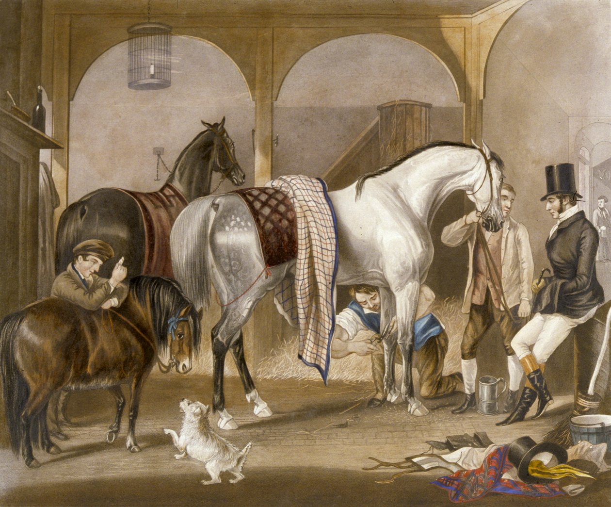 Clipper, kaiverrus J. R. Mackrell (väri litho) tekijältä F. C. (after) Turner
