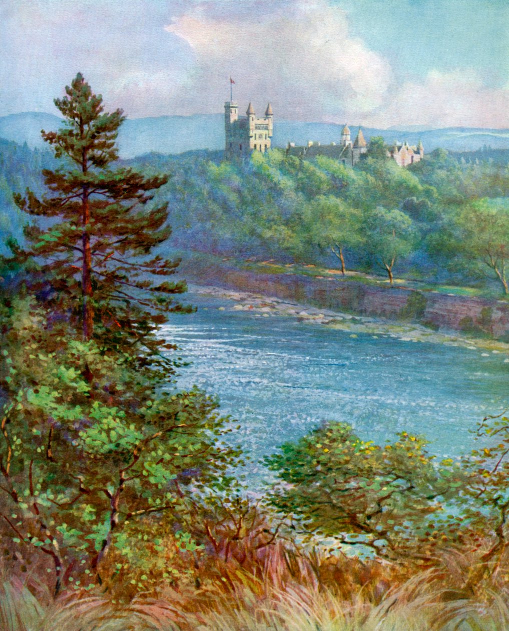 Balmoral Castle, Aberdeenshire, Skotlanti, 1924-1926. tekijältä F. C. Varley