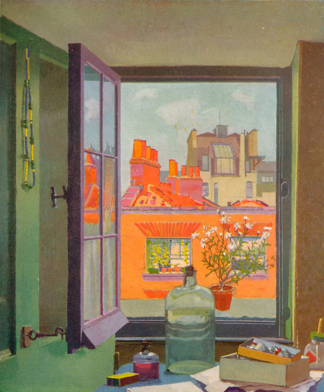 Ikkuna Warren Streetillä, vuodelta 1922 tekijältä F. Gregory Brown