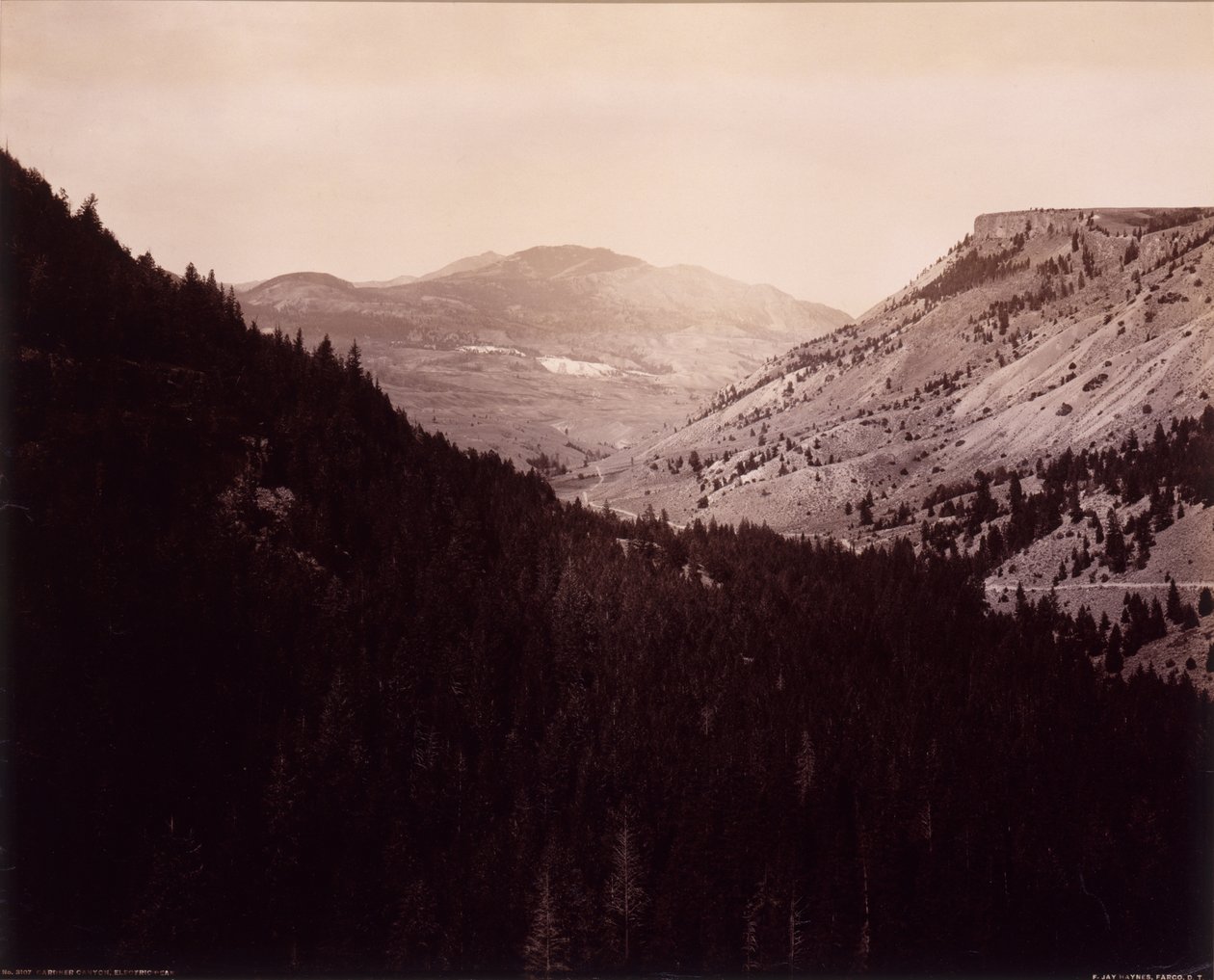 Gardner Canyon, Electric Peak tekijältä F. Jay Haynes