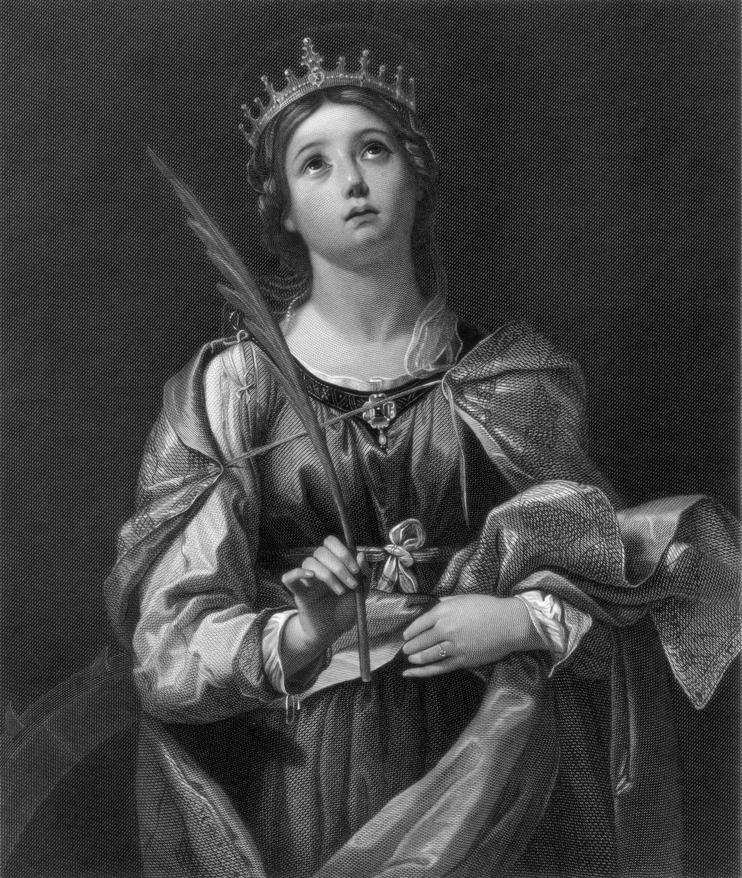 Pyhä Katariina, 1800-luku. tekijältä F Knolle