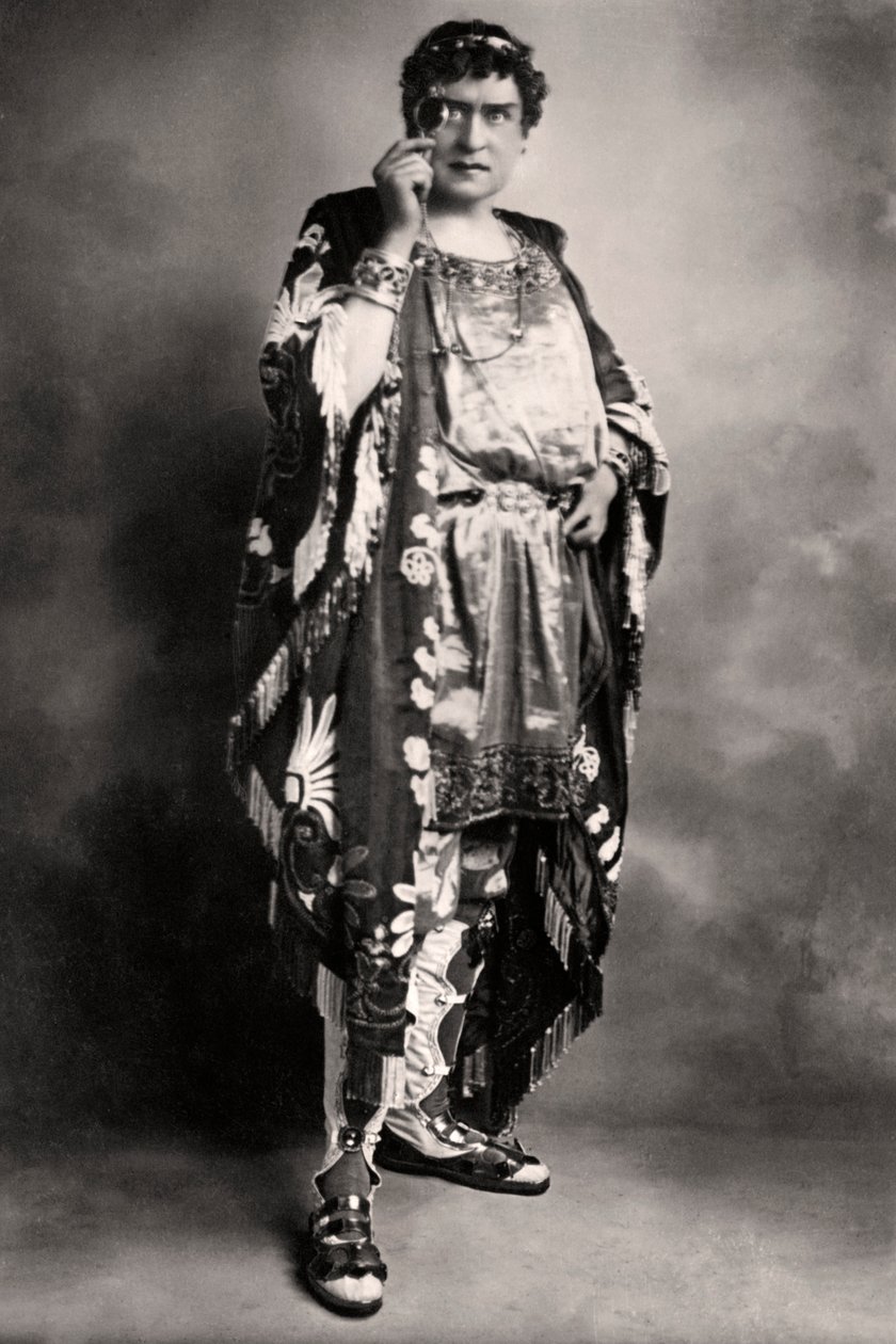 Herbert Beerbohm Tree 1853-1917, englantilainen näyttelijä, 1900-luvun alku. tekijältä F. W. Burford
