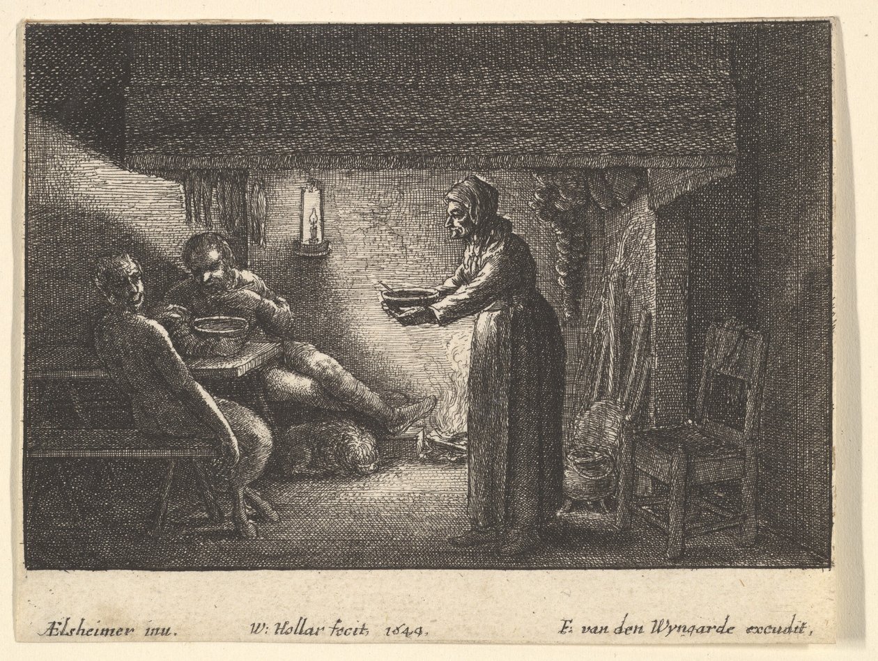 Satyr ja talonpoika, 1644. tekijältä F van den Wyngarde