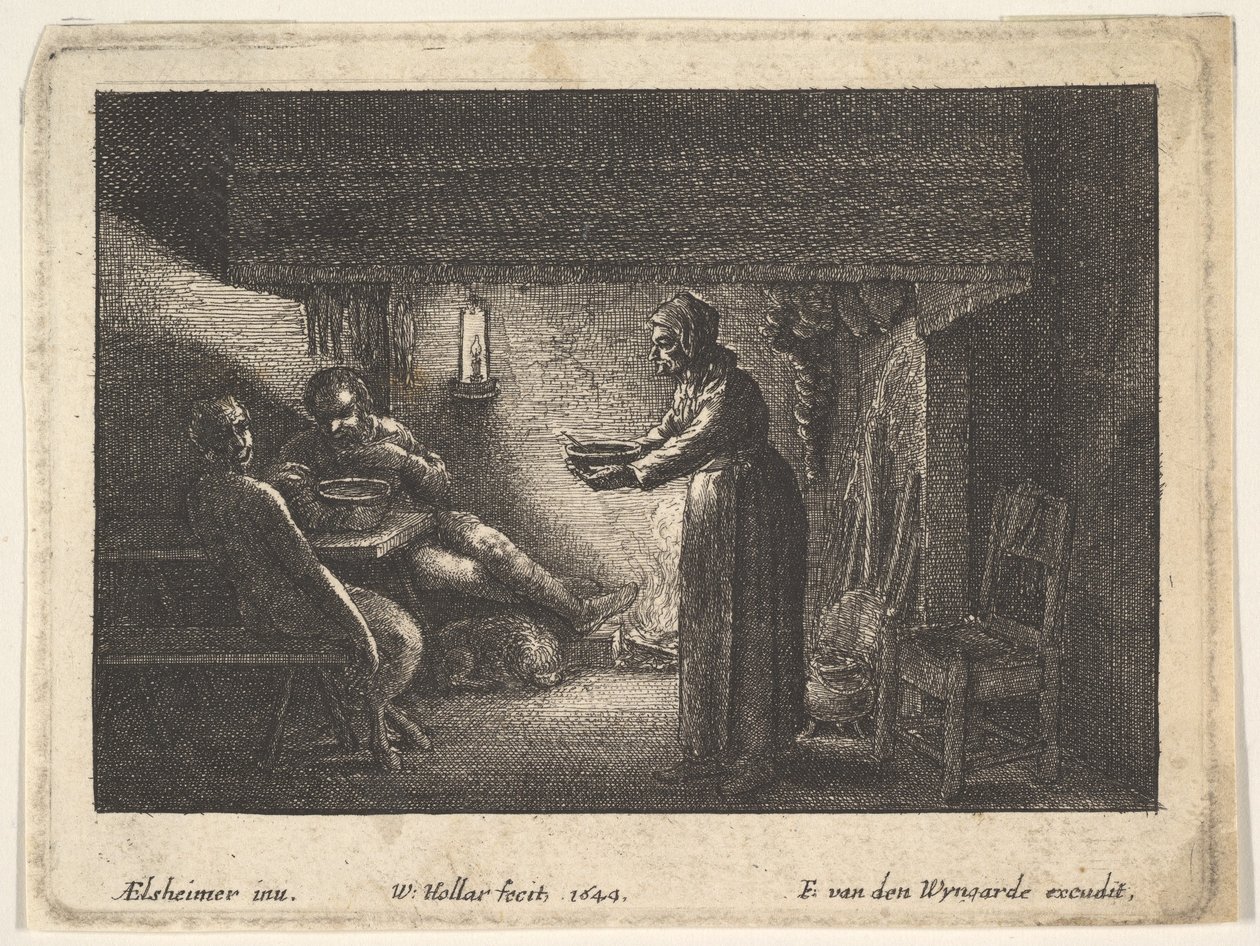 Satyr ja talonpoika, 1644. tekijältä F van den Wyngarde