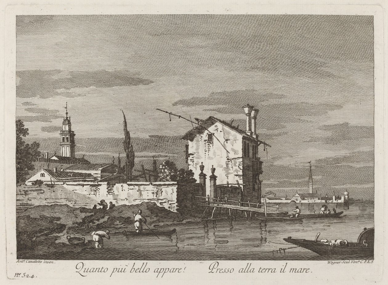 Mitä kauniimmalta se näyttää... tekijältä Fabio Berardi after Canaletto